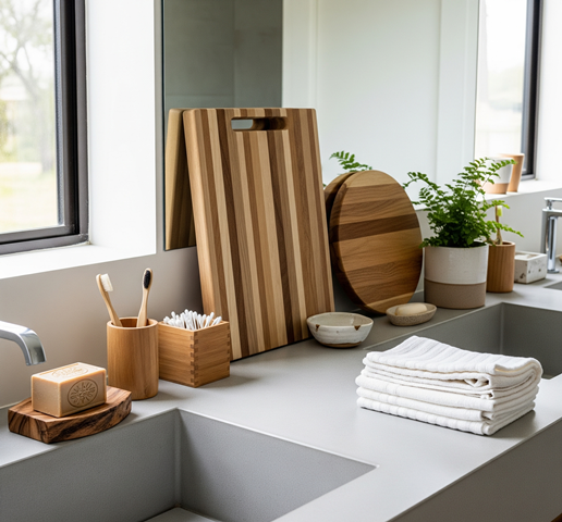 NaturelWood ile Ahşap Ev ve Banyo Gereçlerinde Estetik Çözümler