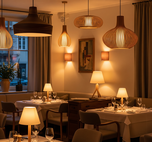 Restoranlarda Ahşap Aydınlatmaların Ortam Psikolojisine Etkisi