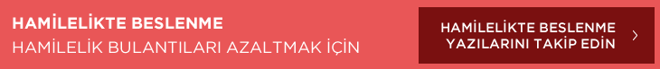 hamilelikte beslenme